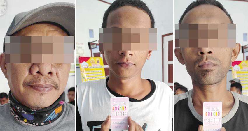 Pesta Narkoba, Tiga Warga Ditangkap