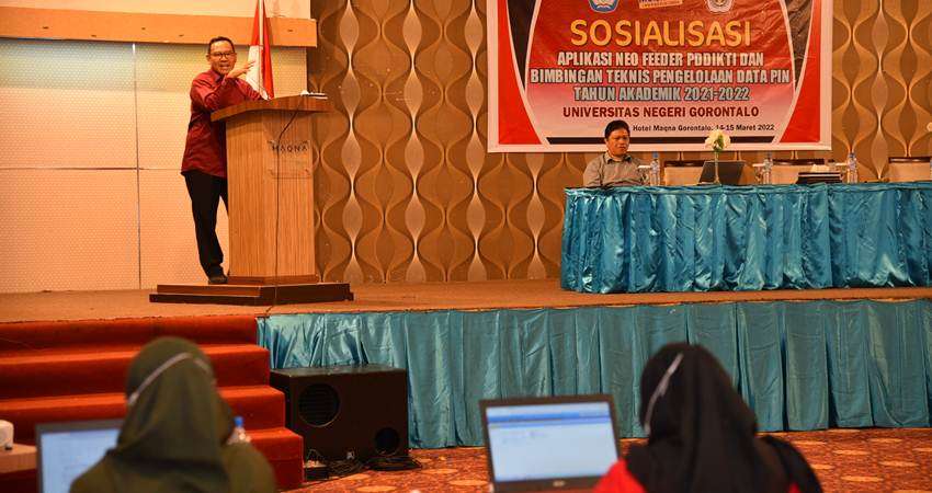 UNG Sosialisasikan Neo Feeder PDDIKTI
