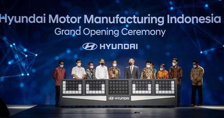 Dihadiri Presiden Jokowi, Hyundai Resmikan Pabrik Pertama di Asia Tenggara