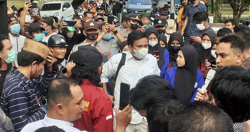 Masa Aksi, Tuntut Janji Kejari Boalemo