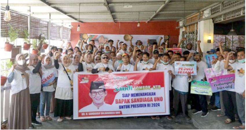 Giliran NTB Dukung Sandiaga