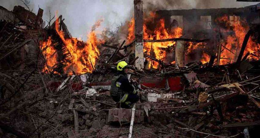 Rudal Dan Artileri Rusia Tak Kunjung Berhenti, Hancurkan Kota Kharkiv Ukraina