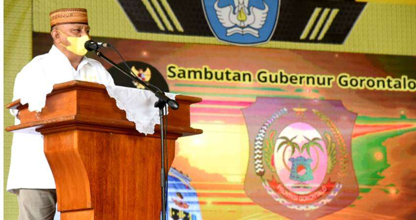 Diakhir Masa Jabatan Rusli Resmikan SMAN 8 Gorontalo