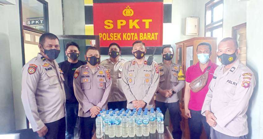 Asyik Pesta Miras, Empat Pemuda Diamankan Polisi Sita 35 Botol Cap Tikus