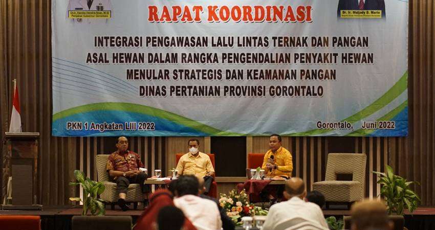 Dinas Pertanian Provinsi Gorontalo, Gelar Integritas Pengawasan Lalu Lintas Ternak dan PAH