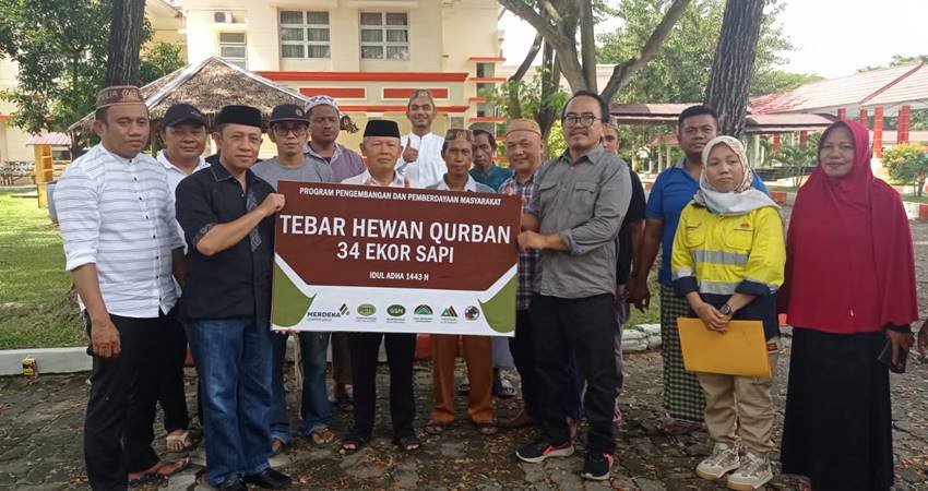 Jelang Idul Adha, Pani Gold Project Bagikan 34 Ekor Sapi Qurban