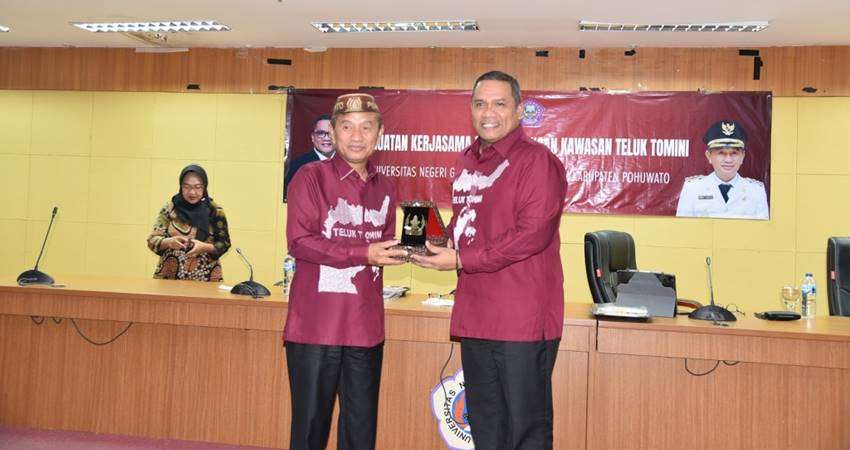 Kerjasama Kawasan Teluk Tomini Diperkuat, Bupati Pohuwato Temui Rektor UNG