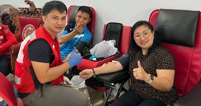 Ajak Masyarakat Tolinggula Donor Darah, Apresiasi PMI Gorut atas Pelaksanaan Kegiatan
