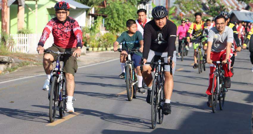 Jelang HUT Bhayangkara ke 76, Polri Gelar Fun Bike Bersama Masyarakat