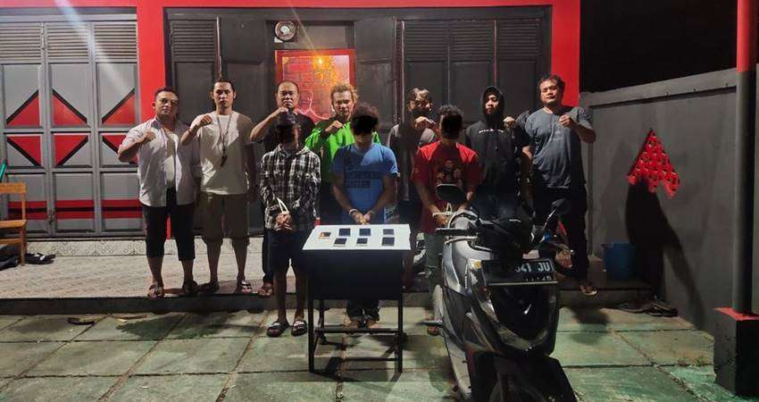 Komplotan Pencuri HP Tak Berkutik Saat Dibekuk Tim Resmob Bersama Residivis