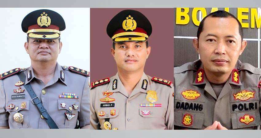 Giliran Tiga Kapolres Dimutasi Kapolri