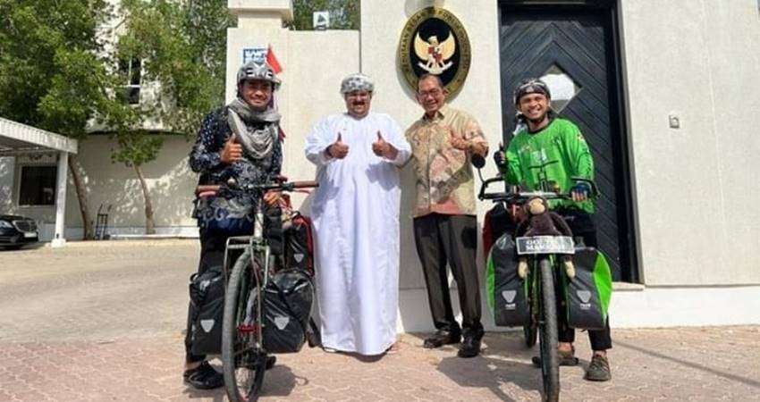 Muslim Youth Juorney, Dua Pemuda Gorontalo Tiba di Oman
