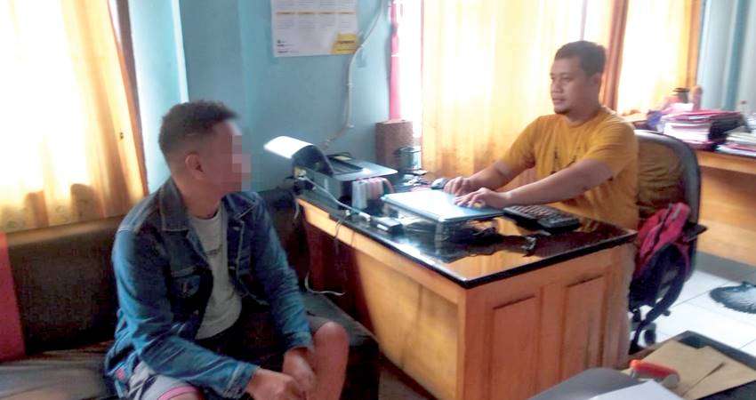 Nyolong Rp 12 Juta Tetangga Diringkus, Aksi Terekam CCTV, Pelaku Congkel Bagasi Motor Korban