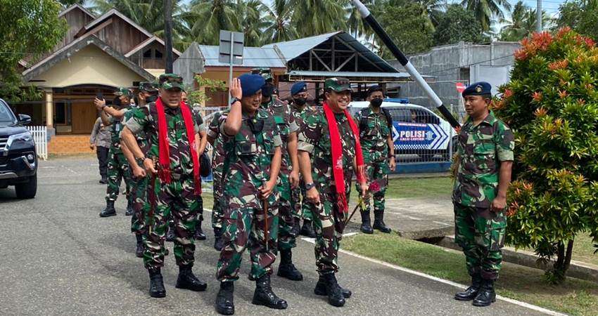 Kunjungi Satrad 224 Kwandang, Pangkoopsud II Beri Semangat Prajurit TNI AU 