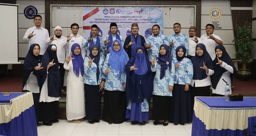 Pengurus IGI Provinsi Gorontalo Resmi Dilantik, Diharapkan Dorong Percepatan Adaptasi Guru di Bidang IT