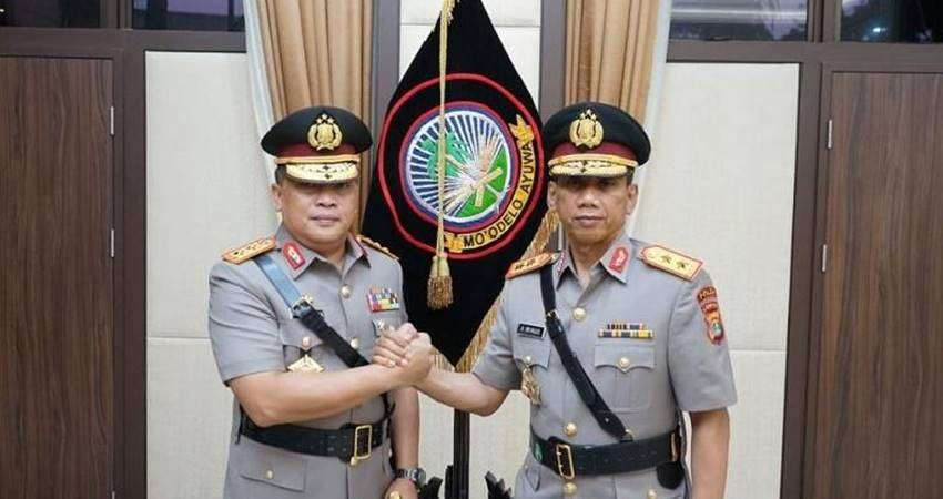 HUT BHAYANGKARA, Gorontalo Resmi Kapolda Baru