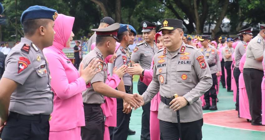 252 Personel Polri Naik Pangkat
