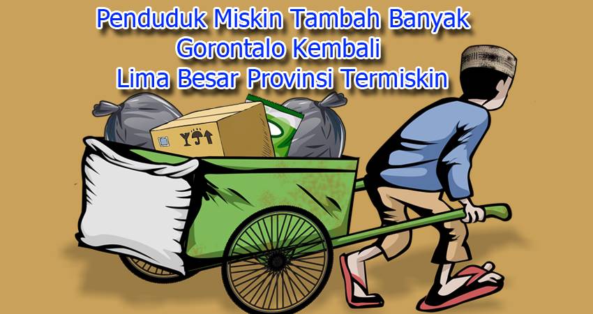 Penduduk Miskin Tambah Banyak, Gorontalo Kembali Lima Besar Provinsi Termiskin
