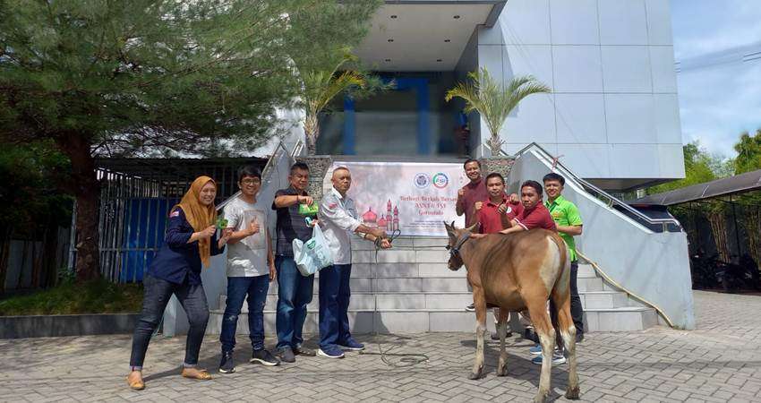 Bentuk Syukur, ASNI Gorontalo Salurkan Hewan Qurban 