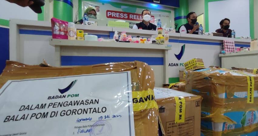 BPOM Gorontalo Sita 684 Jenis Kosmetik Ilegal