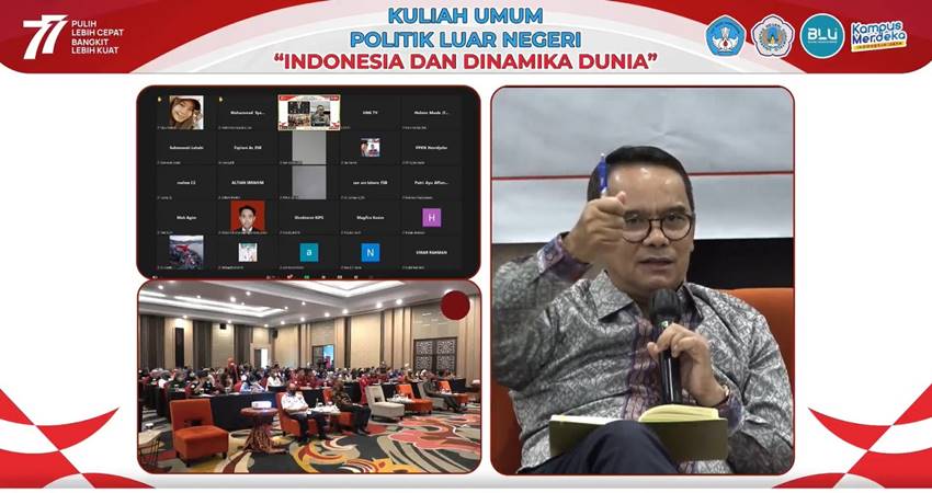 Politik Luar Negeri Perlu Dipelajari, Kuliah Umum Kemenlu RI ke Mahasiswa UNG