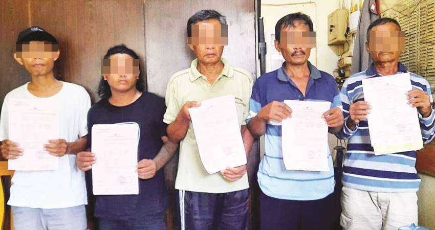 Ungkap Judi Online, Lima Orang Ditangkap