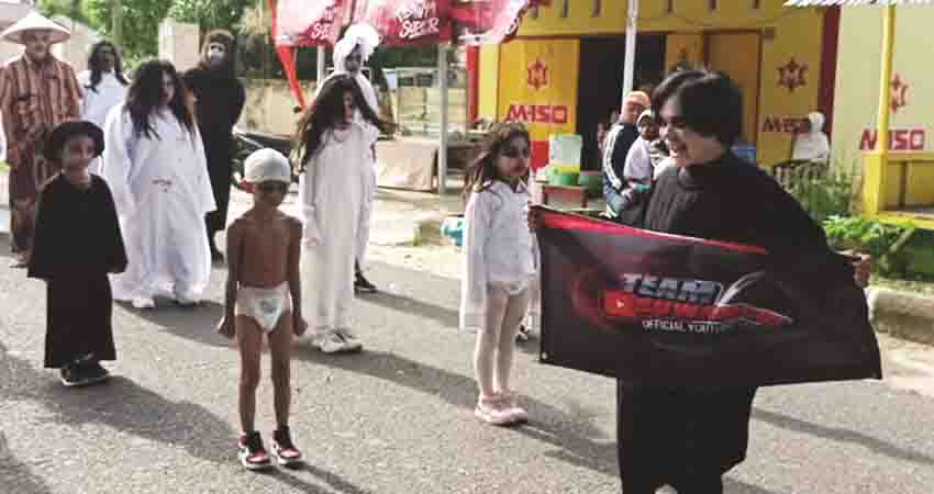 Ada Pocong dan Tuyul Ikut Gerak Jalan