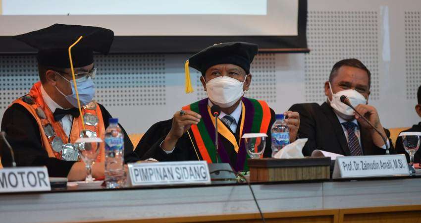 Menpora Prof. Zainudin Amali Penguji Doktor Bidang Antropologi di Unhas, Puji Disertasi Funco Tanipu 