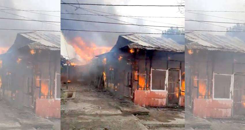 Jago Merah Mengamuk, Empat Rumah Sisa Arang