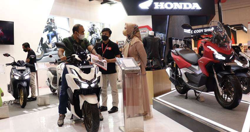 GIIAS 2022 :Sepeda Motor Honda Banjir Peminat