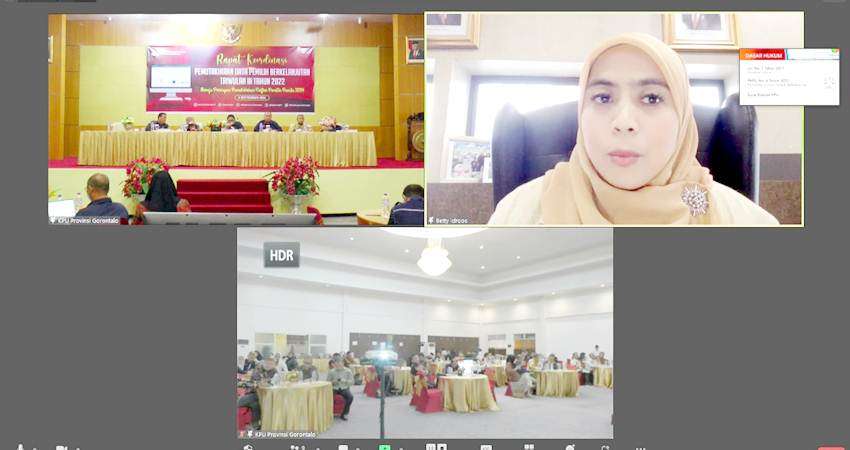 Pemadanan Data Pemilih Capai 100 Persen, Betty Apresiasi KPU se-Provinsi Gorontalo