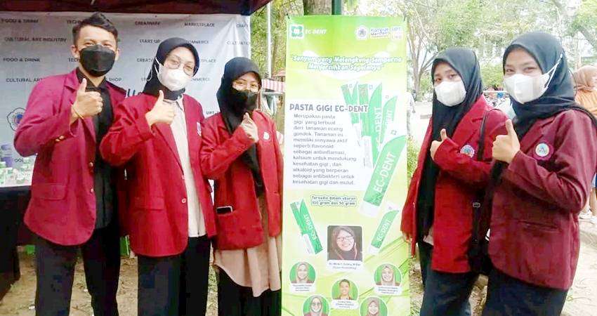 Kreativitas Mahasiswa UNG, Ciptakan Pasta Gigi dari Eceng Gondok
