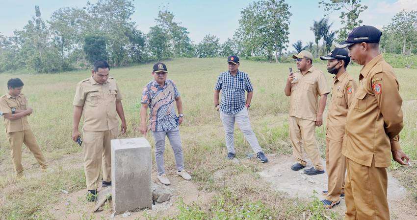 Sambil Menunggu Kejelasan dan Hasil Koordinasi, Pembangunan Pilar Batas Kabupaten Minta Dihentikan