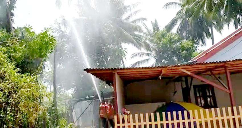 Rumah di Boalemo Nyaris Terbakar