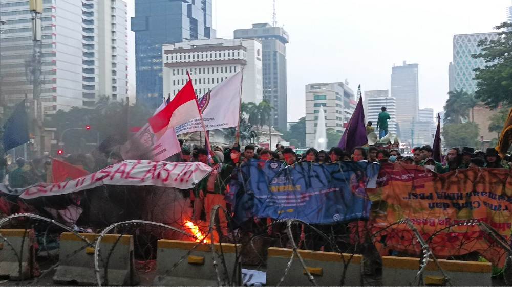 FPI Hingga PA 212 Demo Tolak Kenaikan Harga BBM di Istana Negara, Polda Metro Turunkan 6.142 Personel Gabungan
