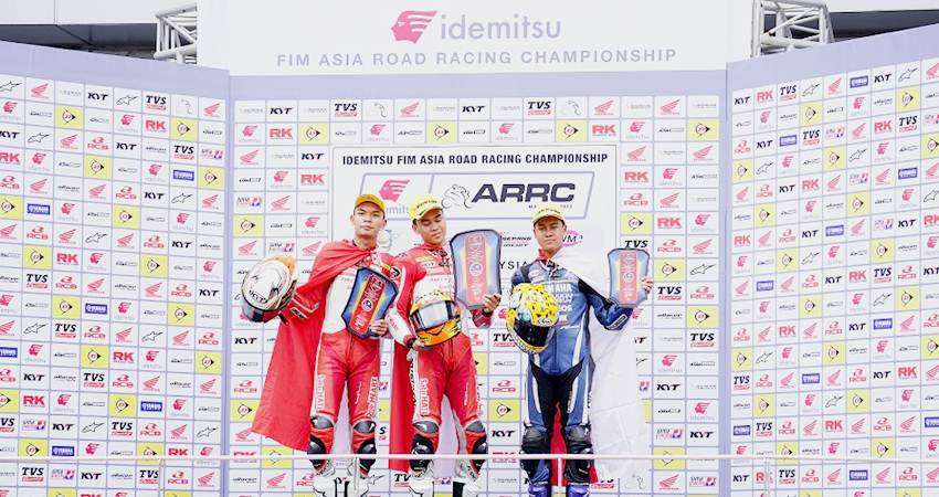 Asia Road Racing Championship Sepang, AHM Team Dominasi Podium