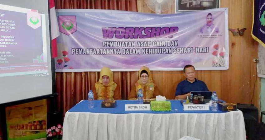 BKOW Perkenalkan Pembuatan Asap Cair