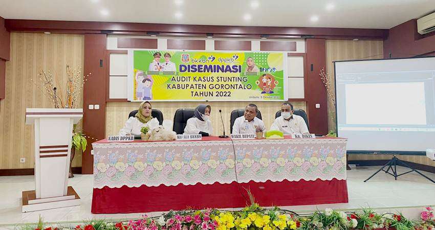 BKKBN Provinsi Gorontalo, Libatkan Tim Pakar, Pemkab Gorontalo Audit Kasus Stunting