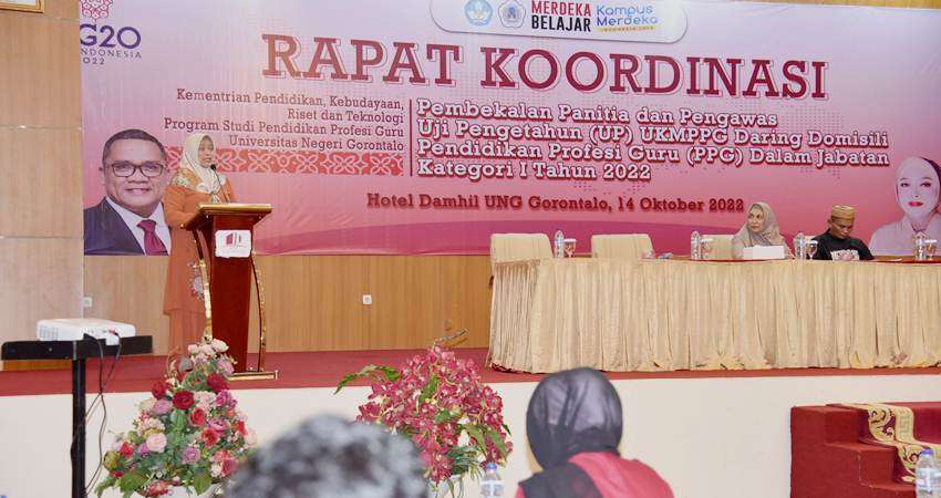 PPG UNG Persiapkan UKIN, Mahasiswa Diharapkan Sertakan Bukti Pendukung