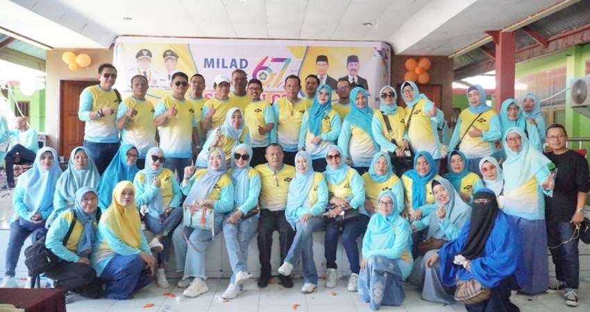 Aleg dan Sekwan Meriahkan Reuni Spendu Go, Siap Dukung Perkembangan SMP N 2