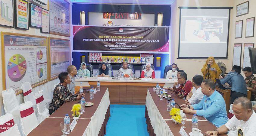 PDPB Triwulan III Jumlah Pemilih 115.277 Jiwa