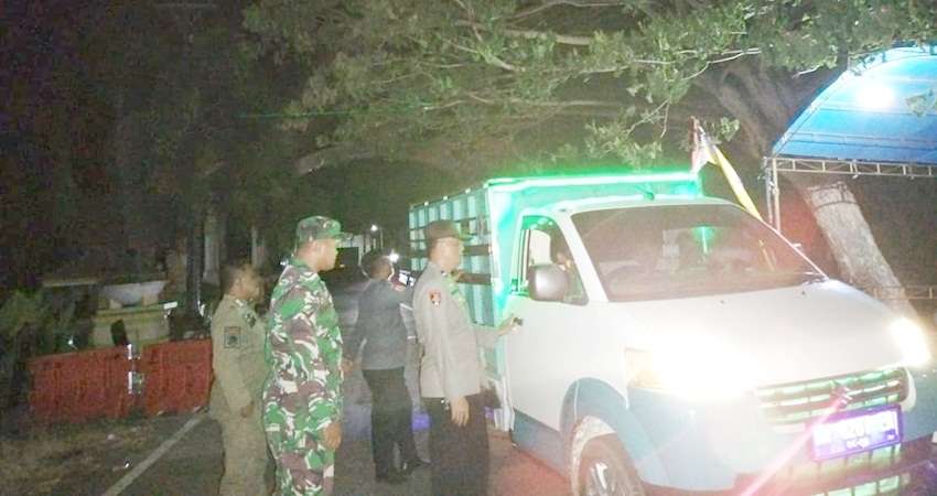 Wilayah Perbatasan Gorontalo-Sulteng Diperketat, Cegah PMK, Peredaran Miras Hingga Narkoba Antar Provinsi