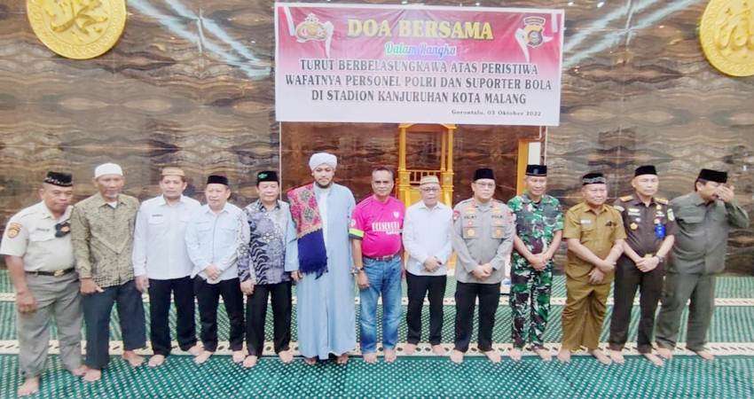 Tragedi Stadion Kanjuruhan, Polda Gorontalo Gelar Salat Ghaib