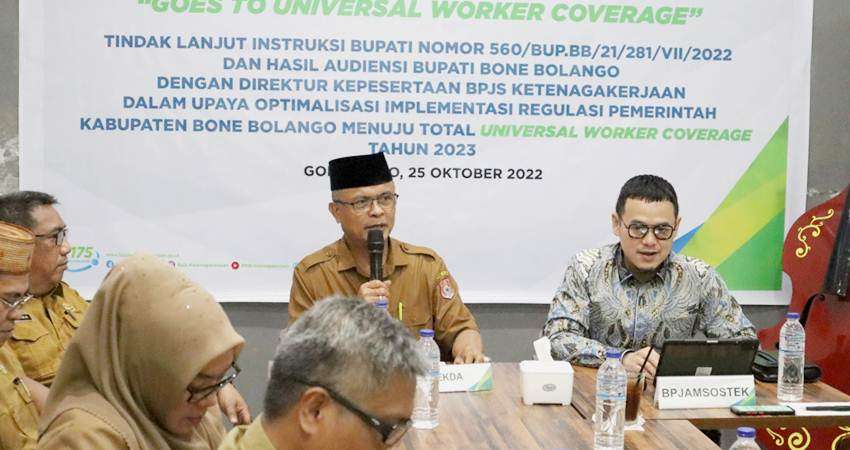 20 Ribu Pekerja Rentan di Bonebol, Didorong Jadi Peserta Mandiri BPJamsostek