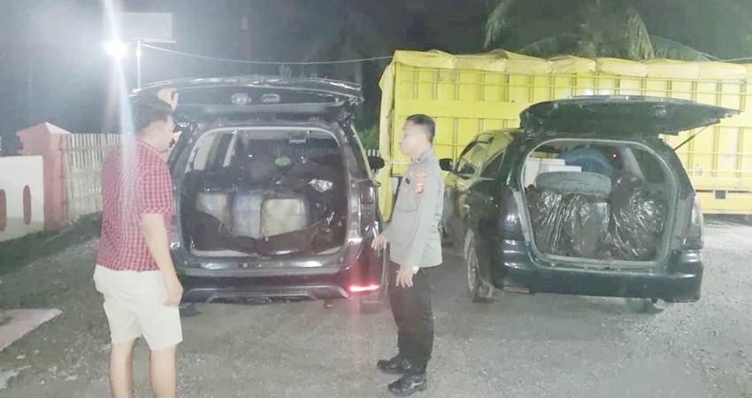 Puluhan Galon Solar Bersubsidi Diamankan, Gunakan Inova Melintas di Perbatasan Gorontalo-Sulteng