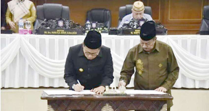 Ranperda APBD 2023 Pemprov Diapresiasi Kemendagri, Pendapatan Rp 1,8 Triliun, Tercepat Diajukan