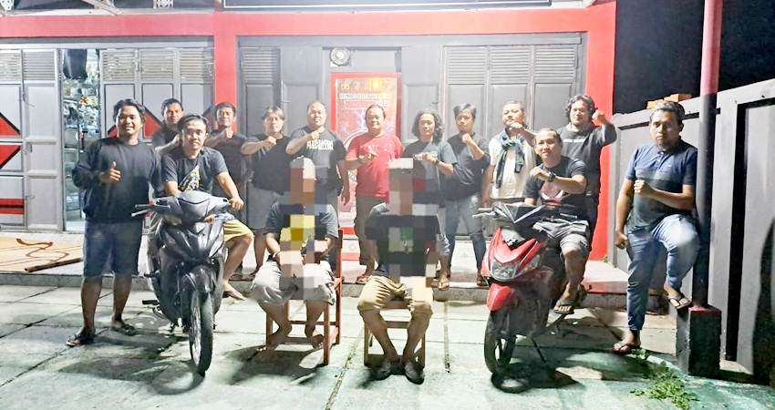 Pelaku Curanmor Ditangkap, Aksi Pelaku Terekam CCTV