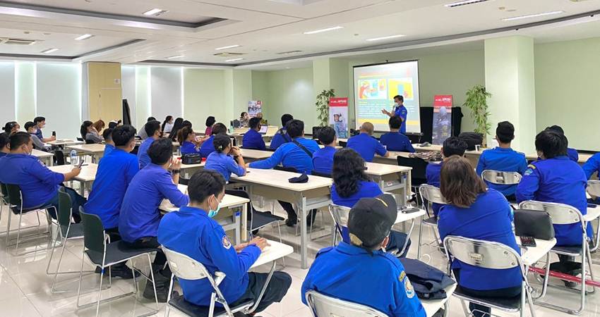 DAW Gandeng Damkar Minut, Sosialisasi #Cari_Aman