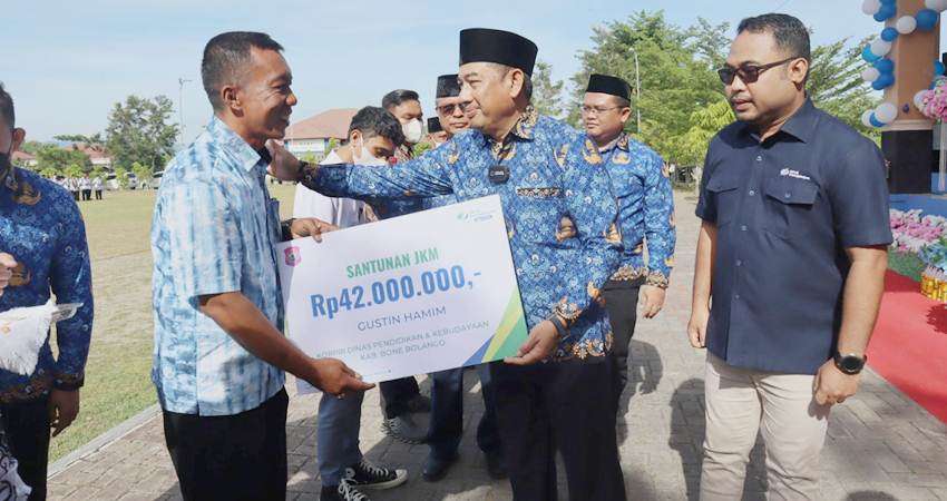 Hamim Serahkan Santunan Rp126 Juta, Dari BPJSTK untuk Tiga Ahli Waris Anggota Korpri