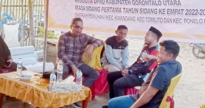 Ridwan Gelar Reses di Desa Mootinelo, Masyarakat Suarakan Peningkatan Jalan